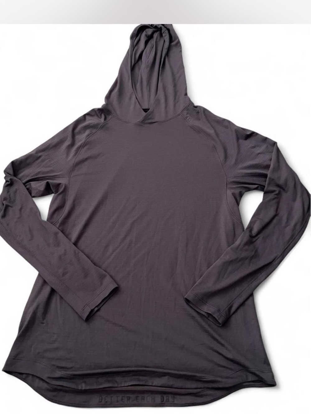 lululemon athletica Women's Lightweight Hooded Long Sleeve Top - Charcoal Gray